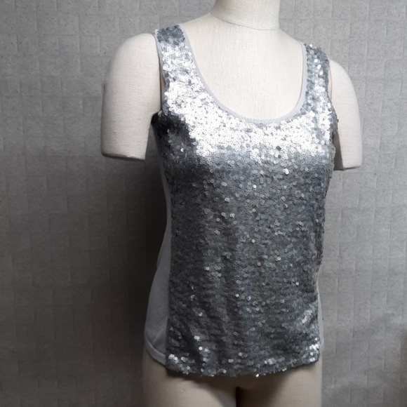 Chico's Tops - Chico's Black Label Sequin Tank